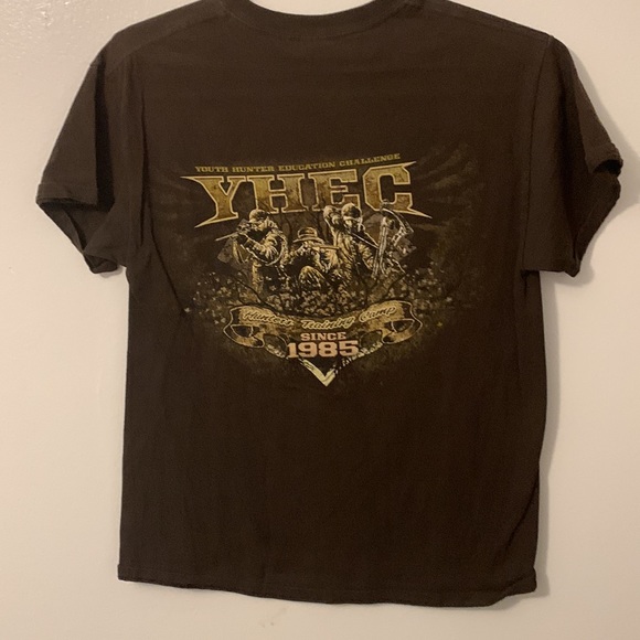 Gildan Other - NRA youth hunter education New Mexico med t shirt Gildan, brown, guns hunting